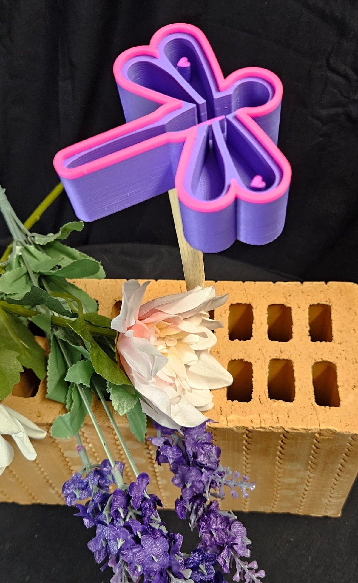 🪻 Libellen-Tränke – Dekorativer Gartenstecker für Bienen &amp; Vögel 🐝🐦