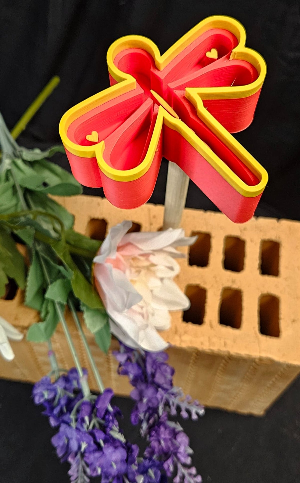 🪻 Libellen-Tränke – Dekorativer Gartenstecker für Bienen &amp; Vögel 🐝🐦