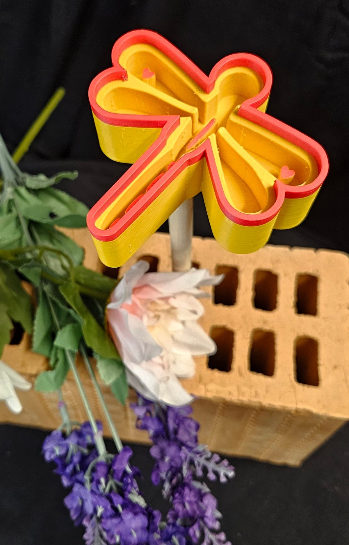 🪻 Libellen-Tränke – Dekorativer Gartenstecker für Bienen &amp; Vögel 🐝🐦