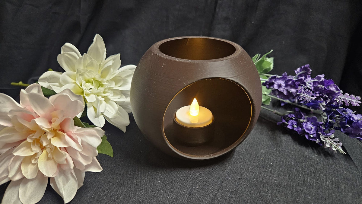 🕯️ Modernes Windlicht „Kugel“ – Stilvolle Dekoration