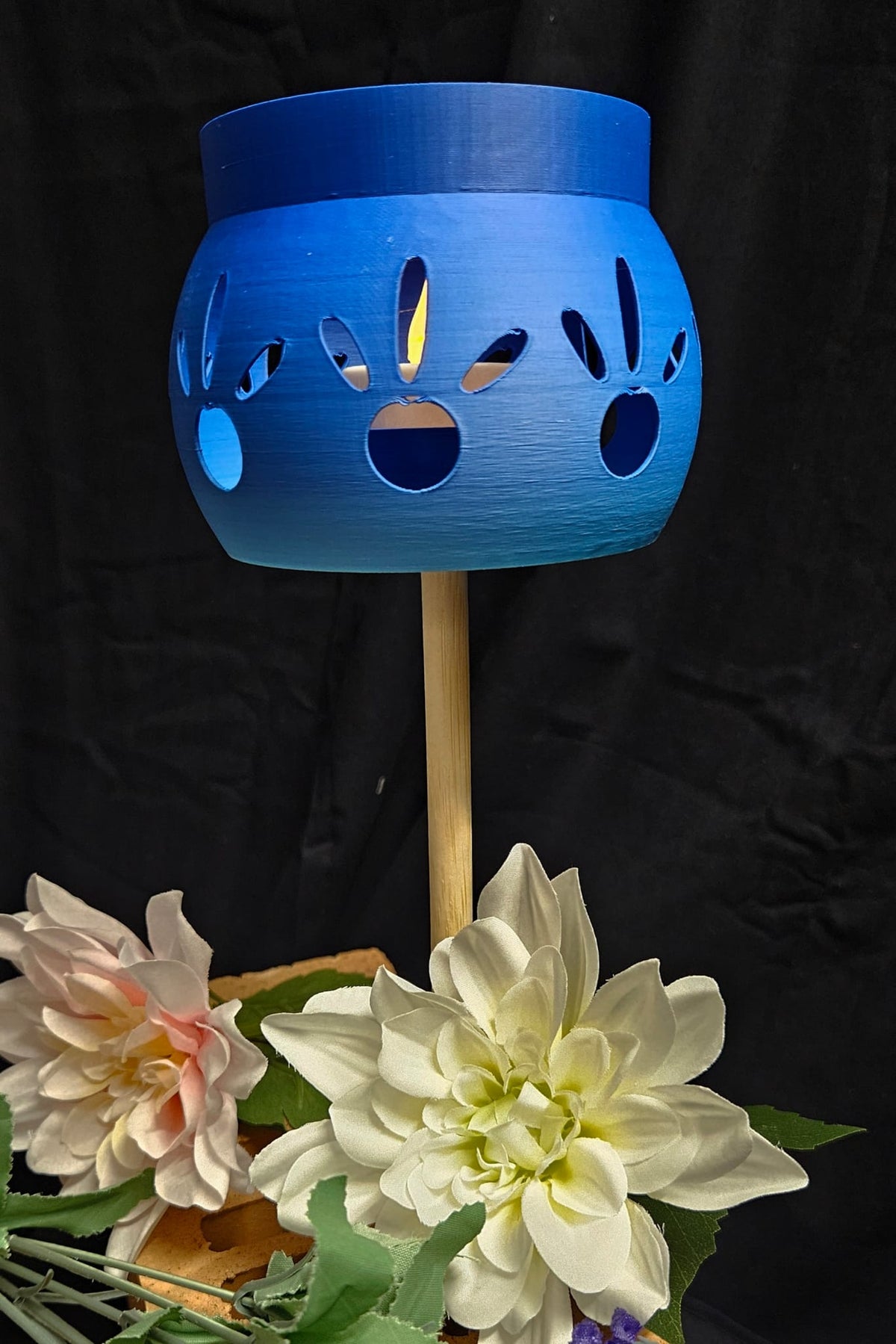 🌸 Gartenleuchte mit Muster – stimmungsvolle Deko aus dem 3D-Druck 🌸