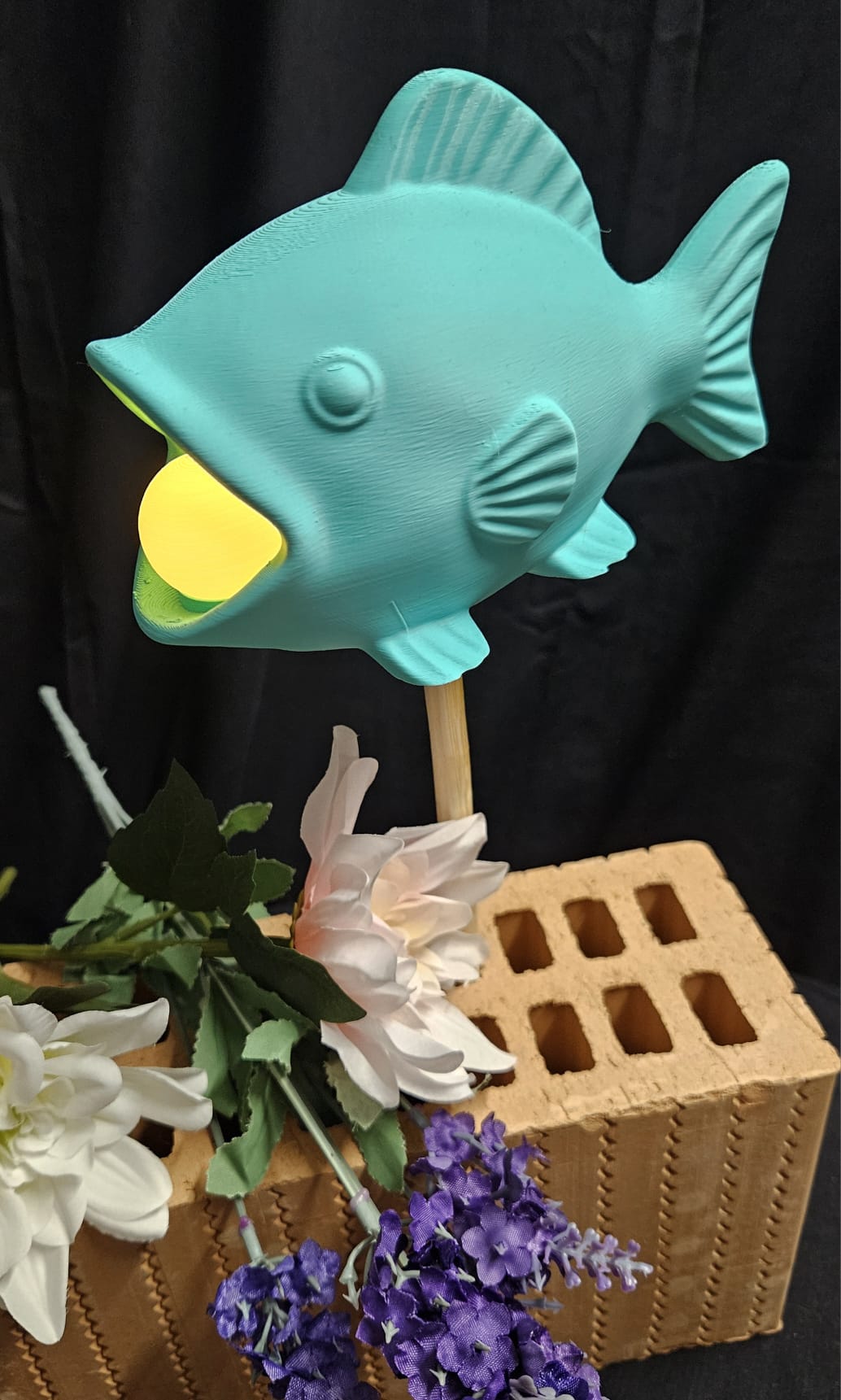 Maritimer Fisch-Gartenstecker 🐟🌿
