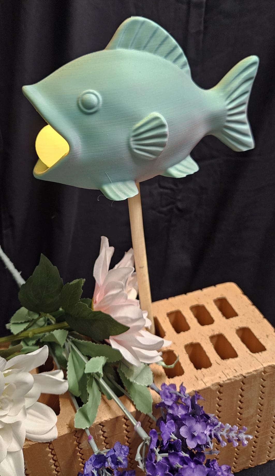 Maritimer Fisch-Gartenstecker 🐟🌿