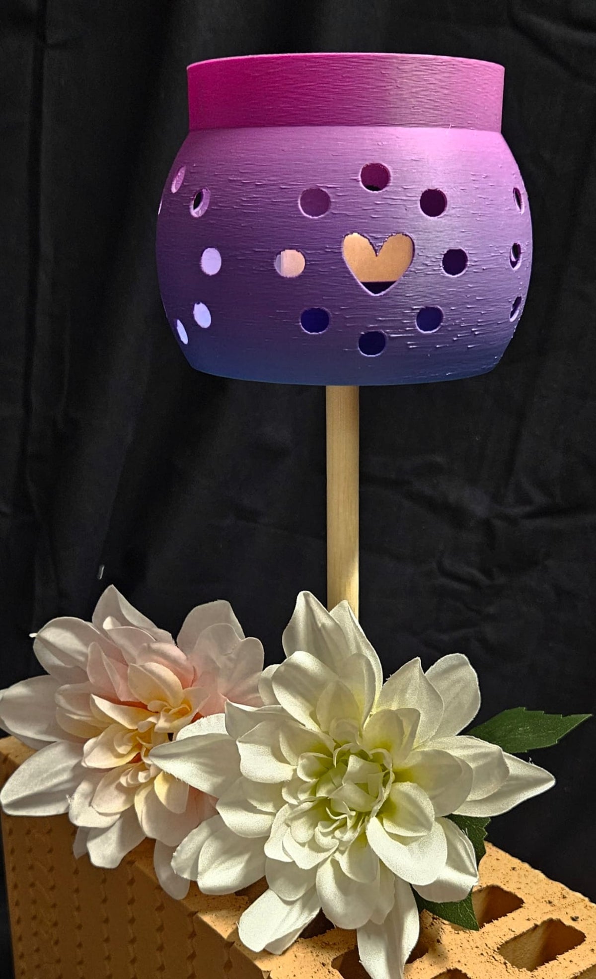🌸 Gartenleuchte mit Muster – stimmungsvolle Deko aus dem 3D-Druck 🌸